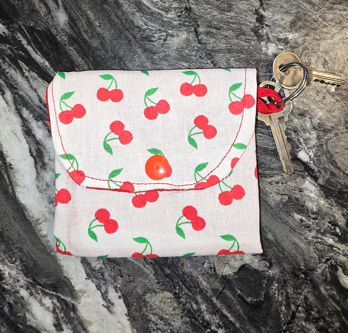 Cheery Cherries - Keychain Wallet